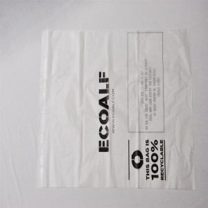 Hoge kwaliteit bedrukte Compositabel Bioafbreekbare maïszetmeel mailing zelfklevende zakken