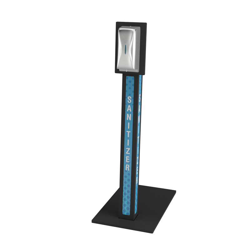 TMJ708 Wholesale Fashion Design Metal Hand Sanitizer Dister Dispensator Rack Display