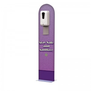 TMJ7113 Vloer Standing Hand Sanitizer Disenser Stand with Holder Portable Hand Sanitizing Stand Display
