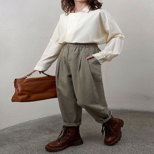 Losse Women\'s Pants die op maat zijn gemaakt om te passen voor elke gelegenheid, de meest comfortabele casual style katoen aangepaste stijlvolle en losse broeken 11703