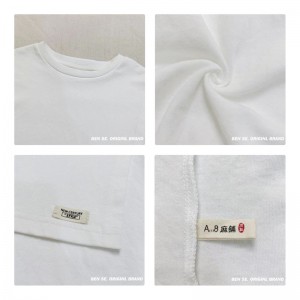 Lospassend ontwerp Minimalistische ronde collar stijl Gesnopte mouw Casual Vaste kleur katoen en linnen oversized aangepaste 12621 sweatshirts