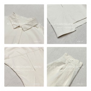 Losse-fitting design Minimalistische stijlvolle Casual Solid Color Striped Checked oversized custom 17839 Lose Shirt