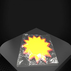 TMJ PP-718 Supermarkt Poster voor retail Store wholesale Handschrift Papier PRICE TAG custom Label Sticker Card Burst Sign pop