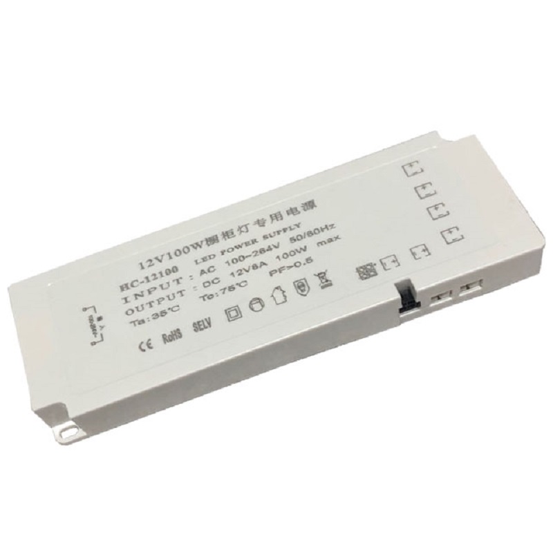 Fabriek OEM ODM ac-dc constante spanning 12v 100w led driver Magnetische zuiglamp voeding