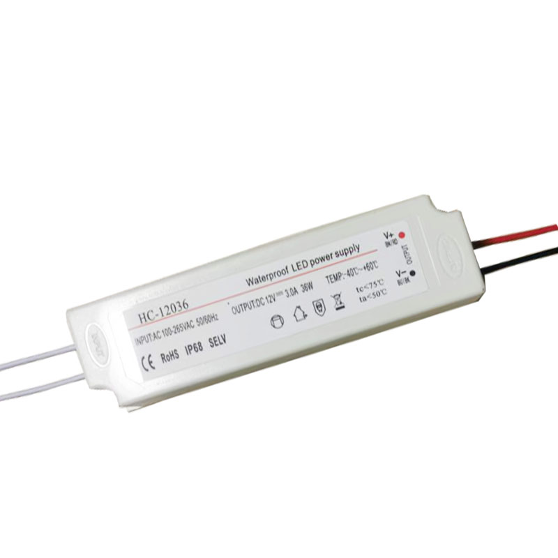 12V 3.75A 45W Waterbestendige led stroomvoorziening stroomvoorziening