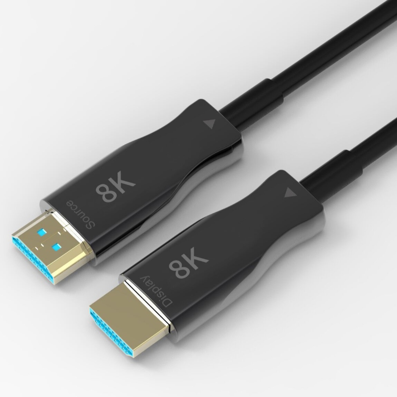 Hete verkoop 10M \/ 33ft HDMI 8K AOC-extender met 8K @ 60Hz \/ 4K @ 120Hz 48Gbps mannelijk naar mannelijk voor videoprojectie