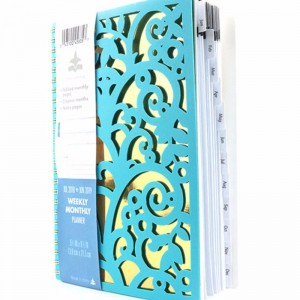 notebook met laser cut PP