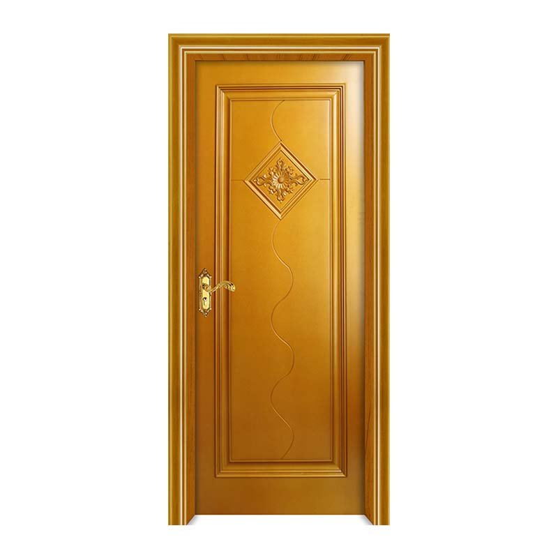 China wpc deur huid verf houten schommel binnendeur geluiddichte mal proof deuren met slot