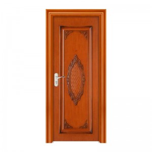2021 China houten enkele deur met smart lock veiligheidsdeuren in chaina schilderij oppervlaktebehandeling