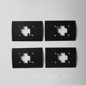 Vlamvertragende PC isolatieplaat GE-EFR95 isolatieplaat Zwarte brandwerende isolerende pakking