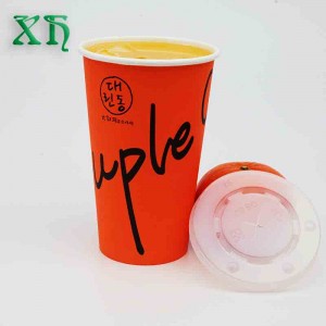 22oz wegwerpbekers voor koude dranken met deksels