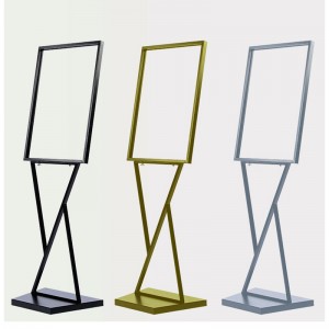 MJ PP-558 Een frame stabiele draagbare reclame mobiele poster banner foldable poster stand