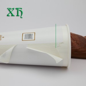 20oz dubbelwandige wegwerp geïsoleerde papieren koffiekopjes