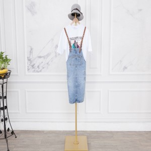 TMJ PP-566 Vouwbare instelbare metalen zware kleding kleding Rack