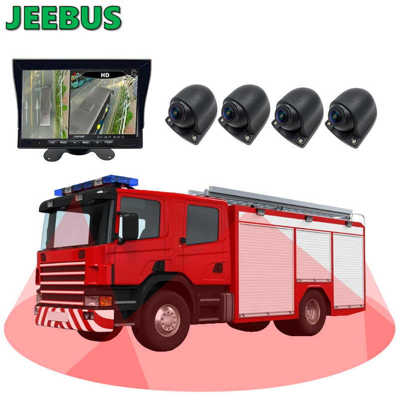 AHD 1080P Monitoring 3D 360 Bird View All Round Camerasysteem voor Van Bus Truck Heavy Duty