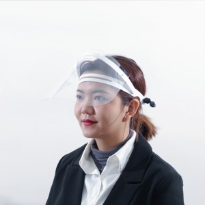 Nieuwe mode anti-condens volledig helder kleurrijk getint verstelbaar gelaatsscherm plastic