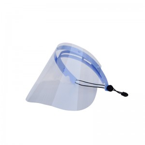 Nieuwe mode anti-condens volledig helder kleurrijk getint verstelbaar gelaatsscherm plastic