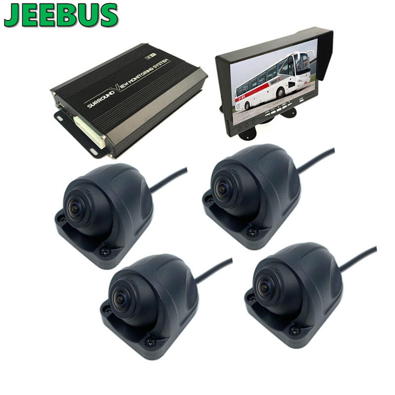 AHD 1080P Monitoring 3D 360 Bird View All Round Camerasysteem voor Van Bus Truck Heavy Duty