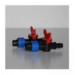 20 druppelirrigatie buisklep