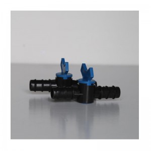 Ingewikkelde verbindingsklep van de PE druppelpijp