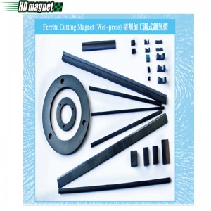 Ferriet-snijmagneet (natte pers)