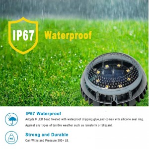 Grondlamp op zonne-energie