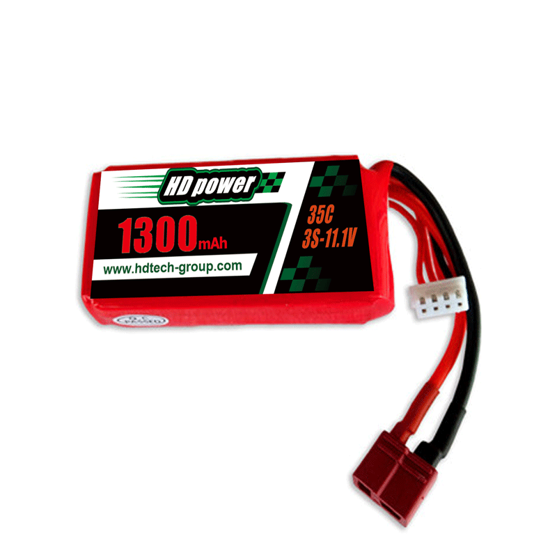 HD POWER 1300 mAh 35C 3S 11,1 V lipo-batterij