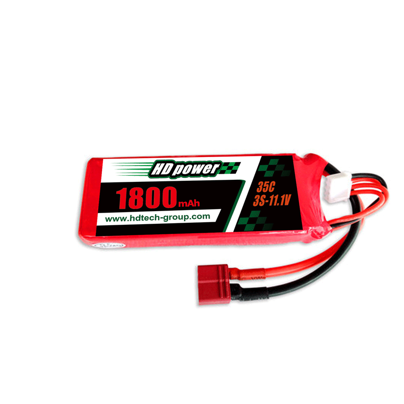 HD POWER 1800mAh 35C 3S 11.1V lipo batterij