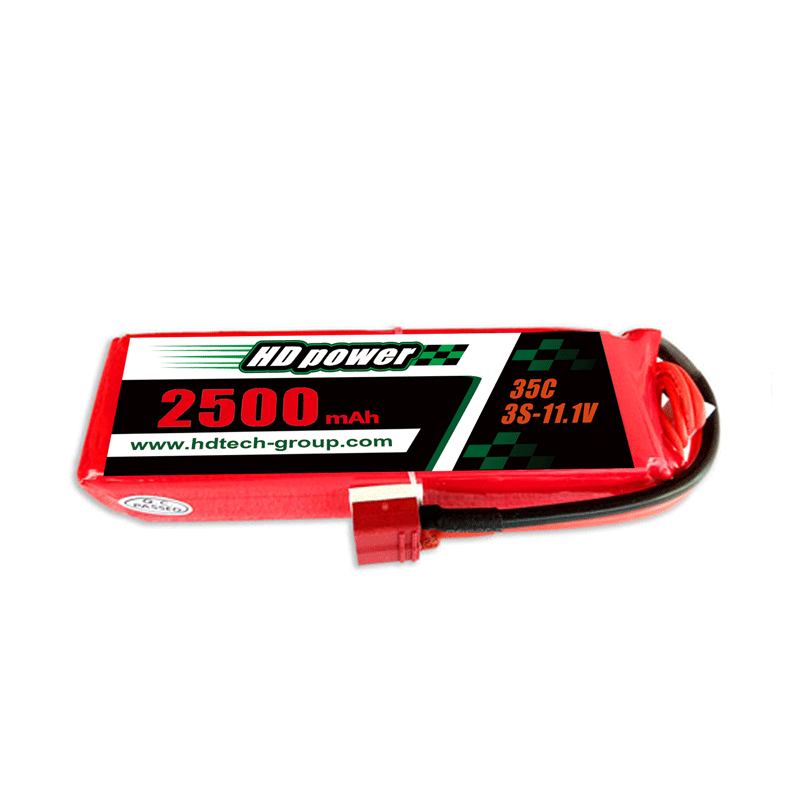 HD POWER 2500 mAh 35C 3S 11,1 V lipo-batterij