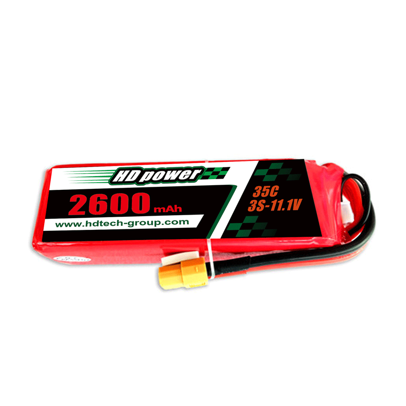 HDPOWER 2600 mAh 35C 3S 11,1 V lipo-batterij