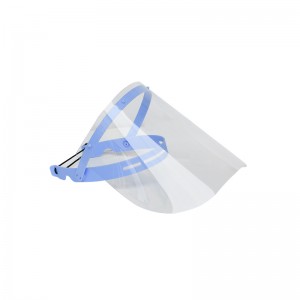 EN 166 Anti-spat afneembare gelaatsscherm Veiligheidsgelaatsscherm Plastic gelaatsscherm met verstelbaar frame