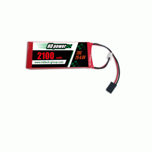 HD POWER 2100mAh 20C 2S 6.6V LiFe batterij voor Ontvanger en Transmitter