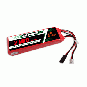 ETOP POWER 2100mAh (A) 20C 2SS 6.6V LiFe-batterij voor ontvanger en zender
