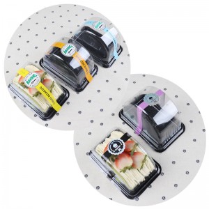 Eco Friendly Biomensable Compositable Cake Packing Box milieuverantwoorde blisterverpakking voor cakes