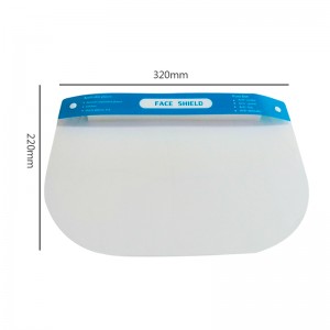 2021 EN 166 Gezichtsbescherming Antifog Gelaatsscherm Krasvrij Volledig gelaatsschermvizier