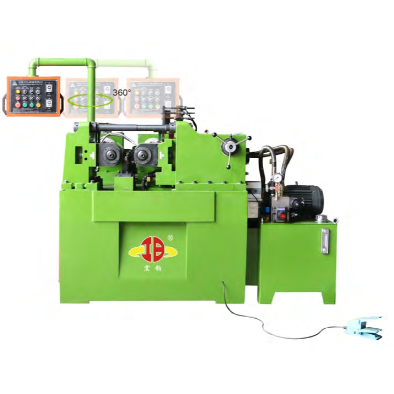 Hongbo HB-50 Automatische twee-assige hydraulische wapening Draadwalsmachine prijs In China diameter 6-50 mm