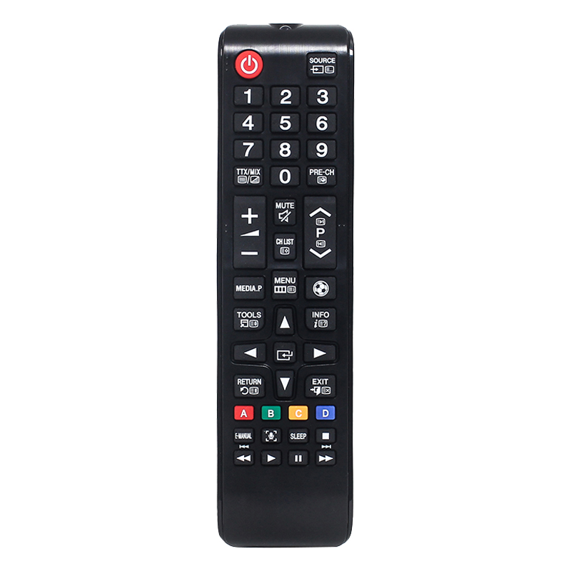 Populaire en hete verkopende 44 toetsen dvd-speler afstandsbediening IR \/ 2.4 Ghz Samsung TV afstandsbediening voor lcd led tv afstandsbediening