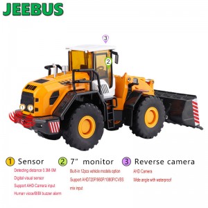 Techniek Machines Voertuigen Radar Parkeersensoren Detectie Monitoring Systeem Achteruitrijcamera met 2 ultrasone sensoren Digitaal display