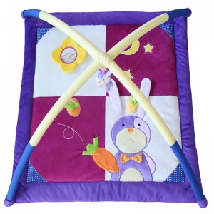 Vierkante speelmat - konijn