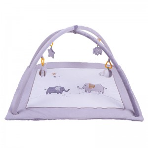 Vierkante playmat --olifant