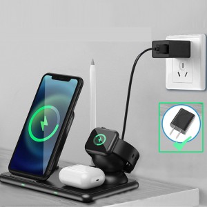 4 in 1 draadloos laadstation