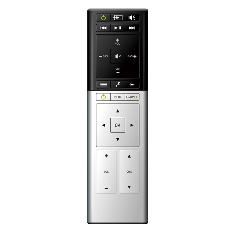 Hoogwaardige, hoogwaardige aluminium-look OEM IR \/ RF universele afstandsbediening voor LG TV \/ settopbox