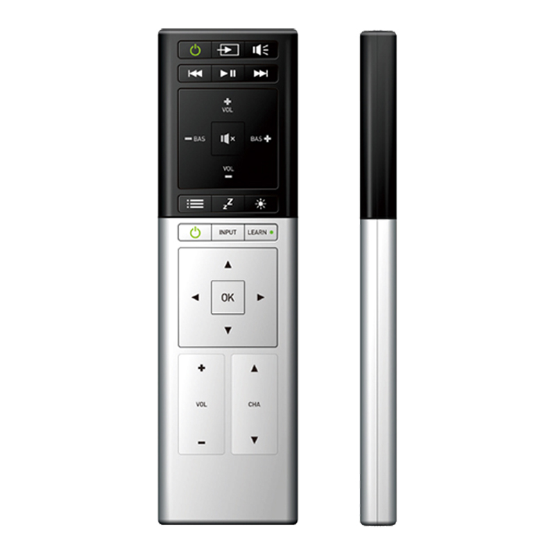 Hoogwaardige, hoogwaardige aluminium-look OEM IR \/ RF universele afstandsbediening voor LG TV \/ settopbox