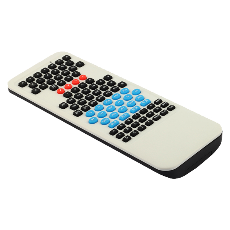 Universele USB 2.4GHz luchtmuis 93 toetsen afstandsbediening met toetsenbord voor leermachine \/ TV