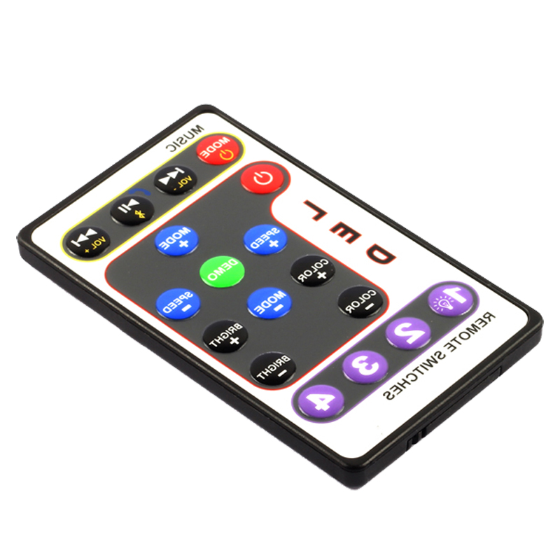 Hot selling lagere prijs draadloze multifunctionele bluetooth RF afstandsbediening LED-licht afstandsbediening