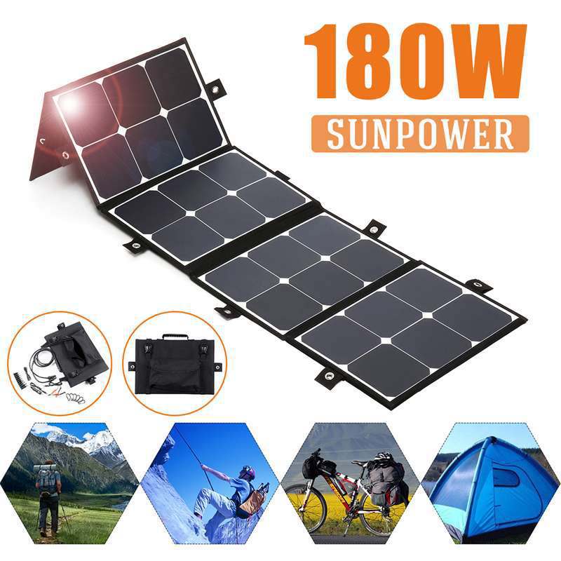 180W zonne-opvouwbare tassen