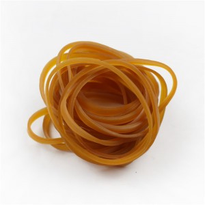 Fabrikanten op maat verbrede elastiekjes geel transparant hoge elasticiteit taaiheid industrie landbouw elastiekjes