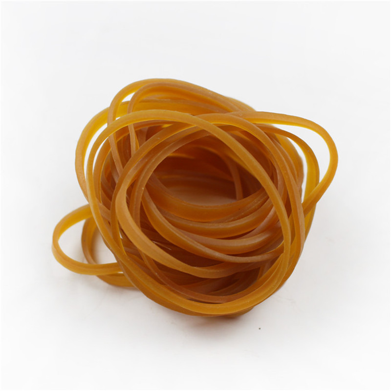 Fabrikanten op maat verbrede elastiekjes geel transparant hoge elasticiteit taaiheid industrie landbouw elastiekjes