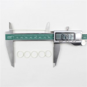 Factoty directe verkoop mini witte elastiekjes hoge elasticiteit sterkte taaiheid rubberen ring voor datalijnbundel