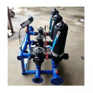 zelfreinigend filtersysteem voor druppelbevloeiingsschijven